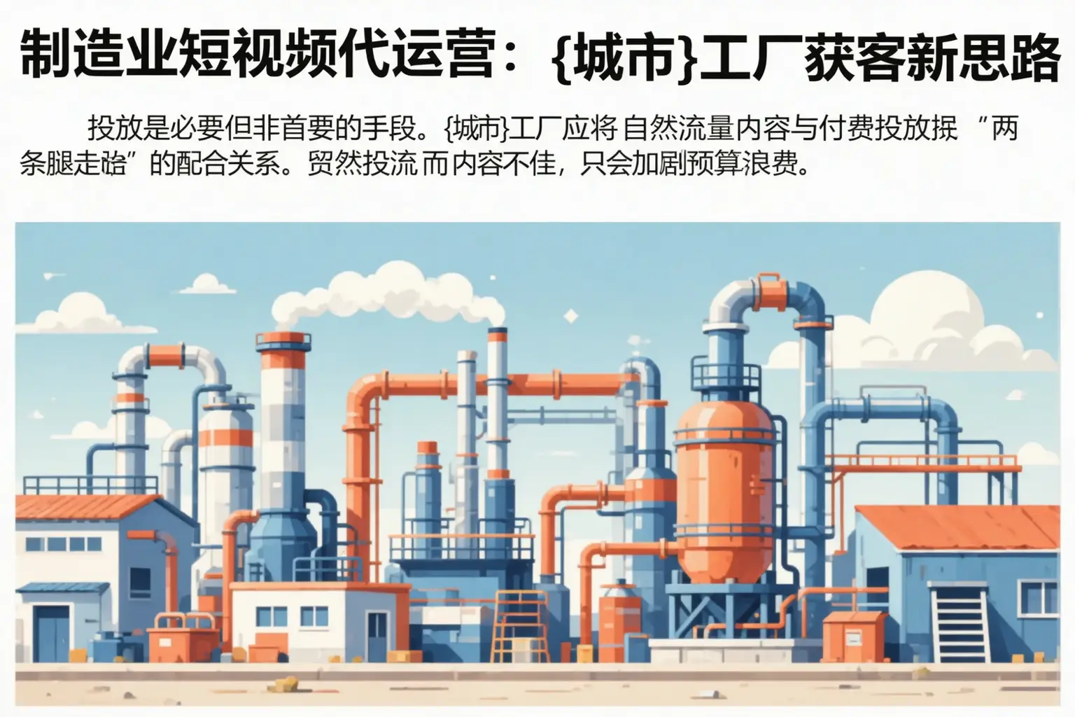 制造业短视频代运营：昌宁工厂获客新思路